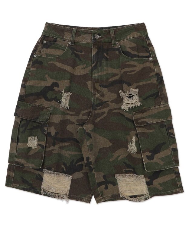 WEGO スーパーバギーカモフラカーゴショーツ 柄1