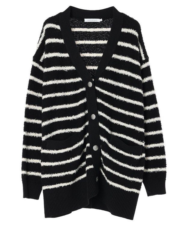 AMERICAN HOLIC モノトーンＶネックニットカーディガン Border