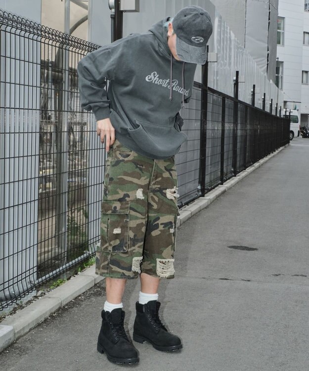 WEGO スーパーバギーカモフラカーゴショーツ 柄1