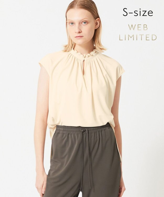 BEIGE， 【WEB＆一部店舗限定・S-size】BELFLOWER / カットソー Beige