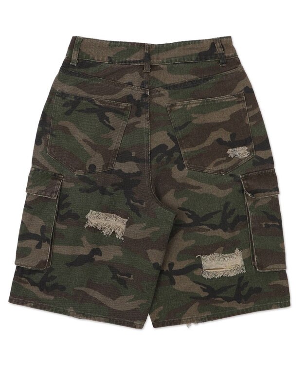 WEGO スーパーバギーカモフラカーゴショーツ 柄1