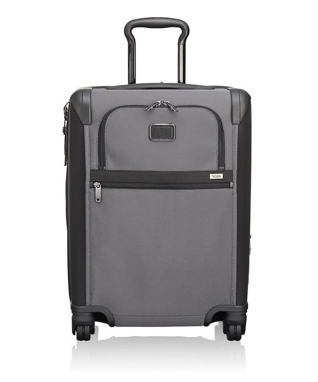 TUMI メンズ  TUMI ALPHA  CONT EXP 4 WHL CARRY-ON スーツケース（機内持ち込みサイズ） ピューター