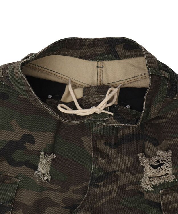 WEGO スーパーバギーカモフラカーゴショーツ 柄1