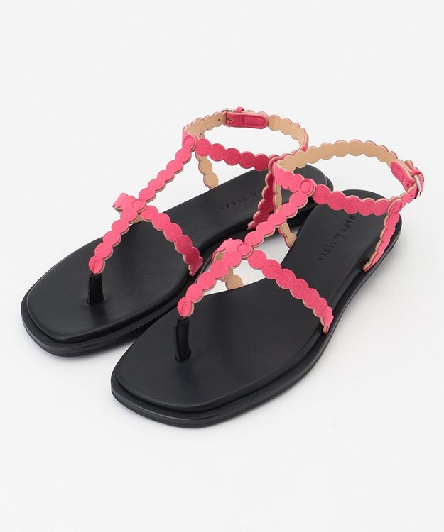 BEIGE， MARY AL TERNA / MOON ストラップサンダル Pink