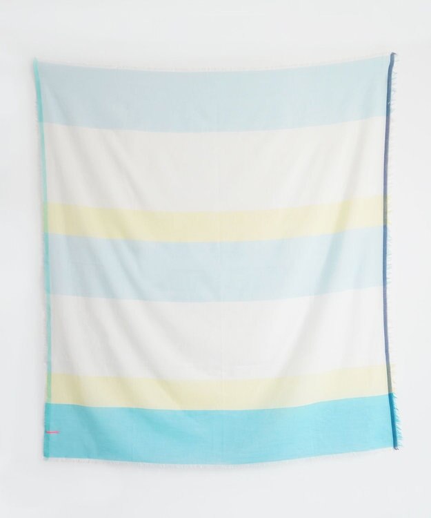 POLS 播州織 極細コットンストール グリーン