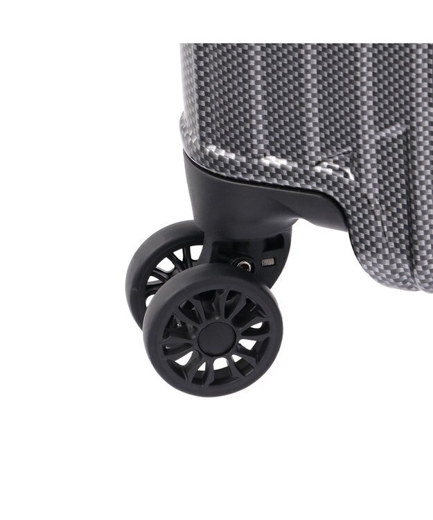 ACE BAGS & LUGGAGE ACE クレスタ フロントポケット付きスーツケース 2~3泊 機内持ち込み 06315 エース ブラックカーボン