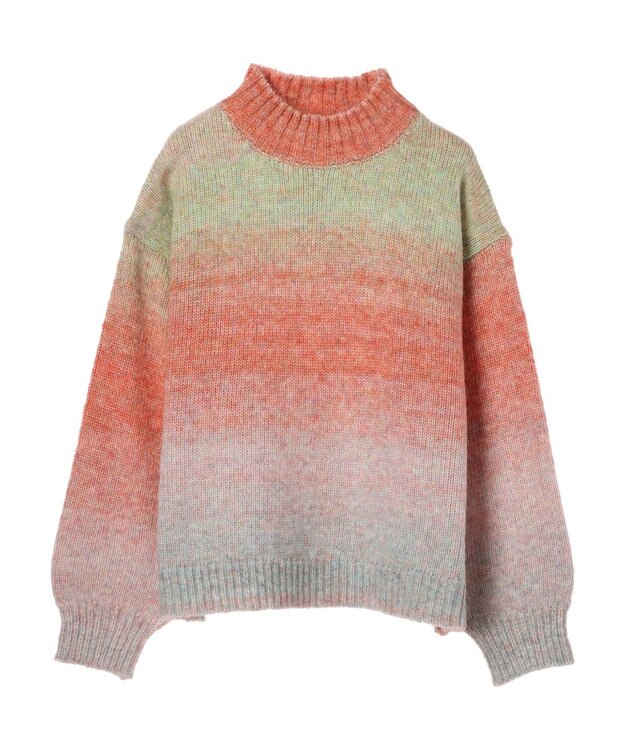 Green Parks グラデーションニットプルオーバー Multi