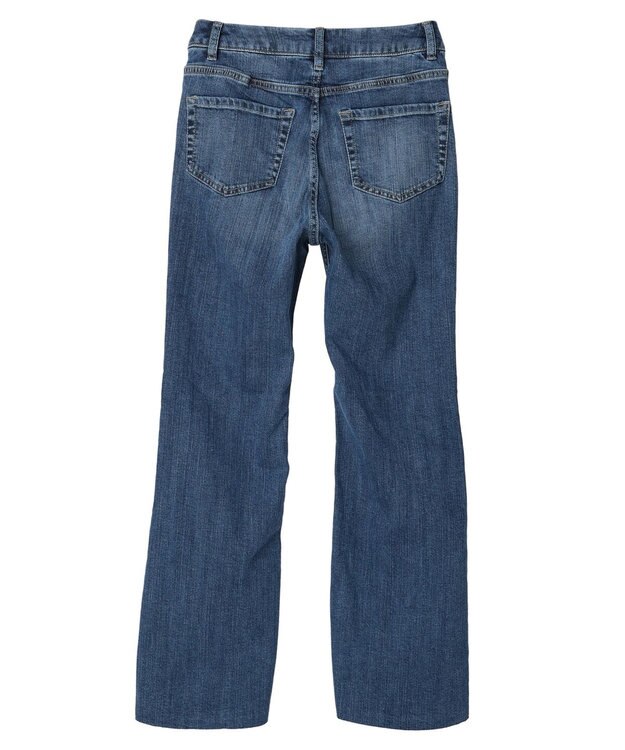 earth music&ecology セルフカットセミフレアデニムパンツ Medium Indigo