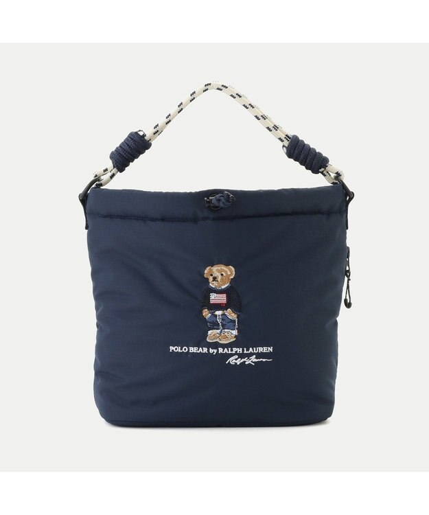 MOONBAT POLO RALPH LAUREN(ポロ ラルフローレン) 【C-zeroはっ水】レインバッグ ショルダーバッグ フラッグベア ポロベア ワンポイント 無地 ネイビーブルー