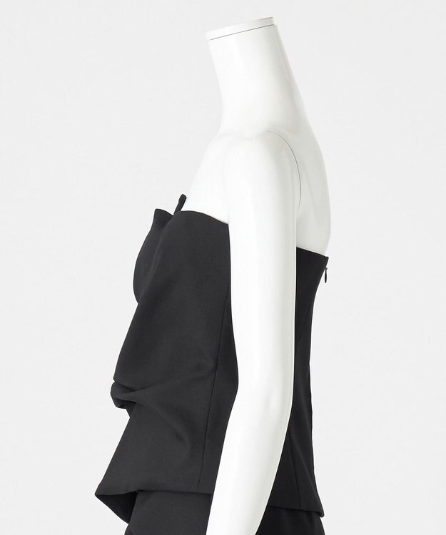 23区 S 【エステータ】ウールダブルクロス ビスチェ ブラック系