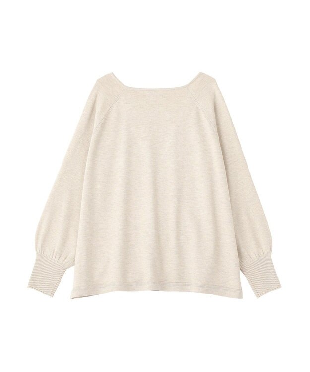 earth music&ecology ディープＶネックプルオーバー Beige