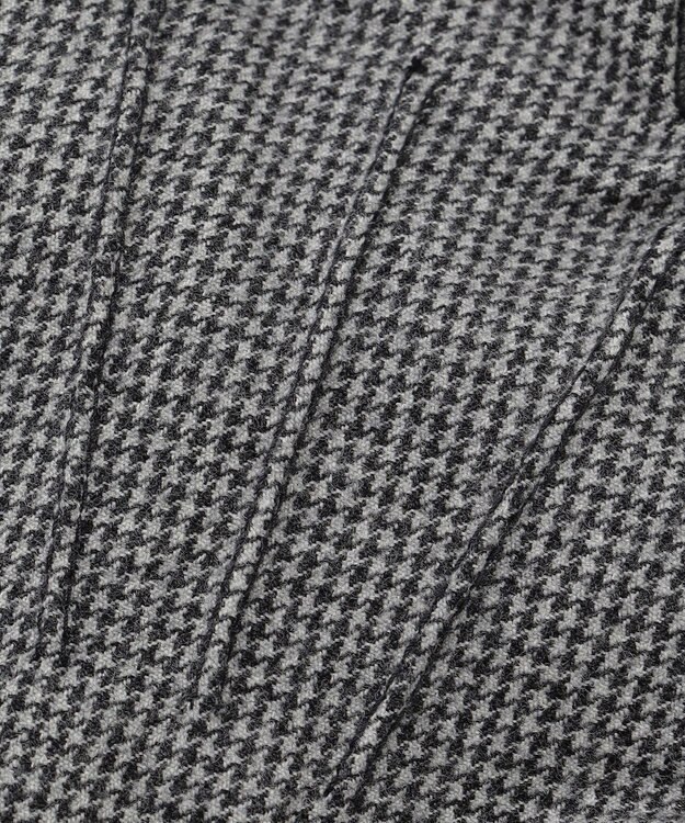 GOTAIRIKU 【スマホ対応】DRAGO/ドラゴ ウールシープレザーコンビ グローブ＿柄 グレー千鳥柄