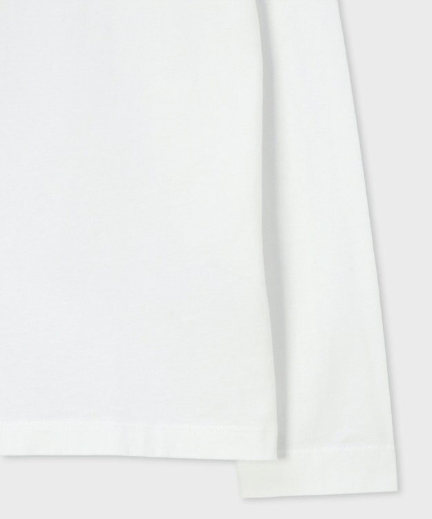 Paul Smith ペインティングフラワー 長袖Tシャツ オフホワイト
