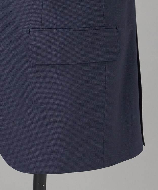 GOTAIRIKU ロングシーズン着用可【横伸度15％/ストレッチ性抜群】タスマニア120ｓスーパーストレッチ スーツ（ネイビー） ネイビー系8