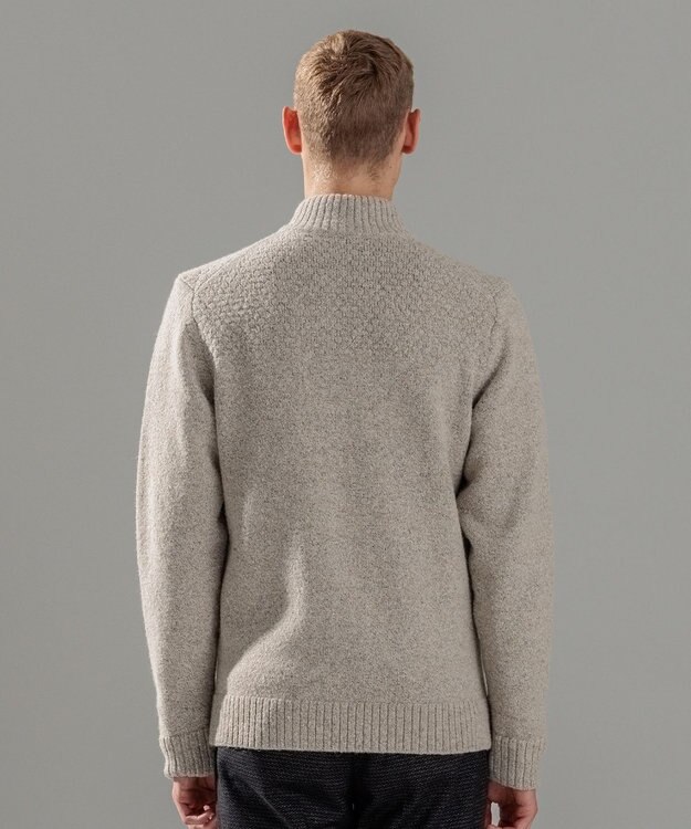 JOSEPH HOMME ツイストメランジ　ニットカーディガン アイボリー系