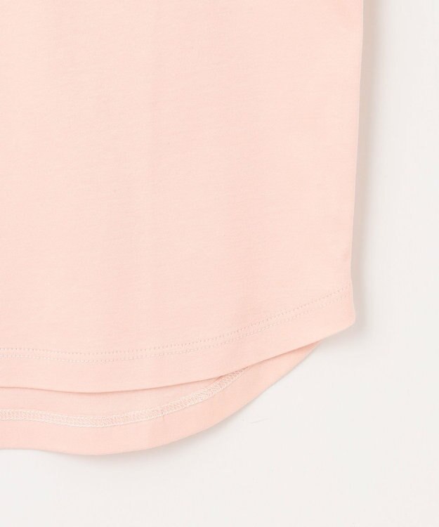 Feroux 【洗える】プリントＴシャツ ピンク系