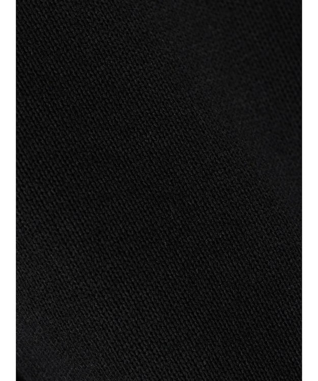 CRAFT STANDARD BOUTIQUE ニットフリースＶネックカーディガン Black