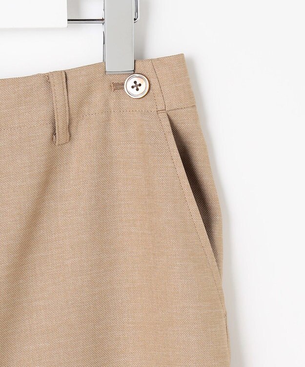 J.PRESS LADIES L FLAXASAオックス ワイド ストレート パンツ キャメル系