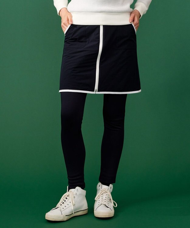 23区GOLF 【WOMEN】【防寒 】リバーシブル スカート ライトグレー系5