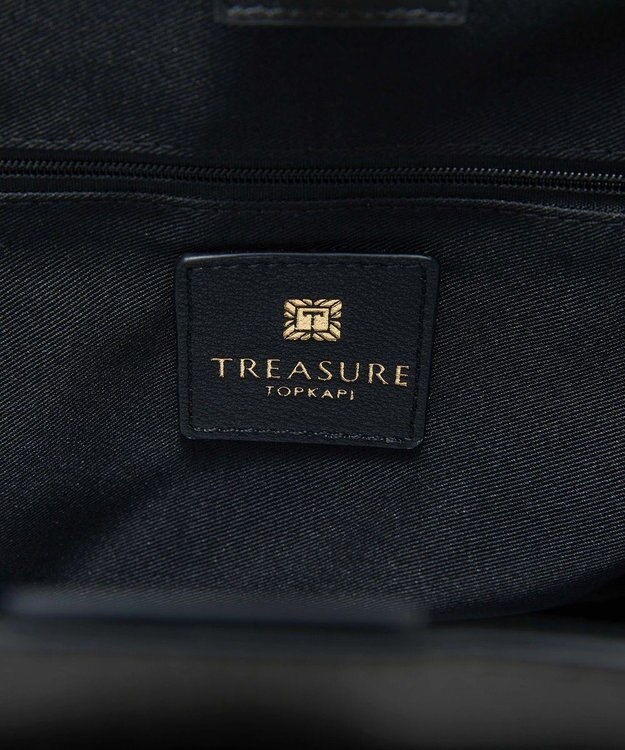 TOPKAPI 【TREASURE TOPKAPI】ナイロン レザーコンビ 2way トートバッグ A4対応 ブラック