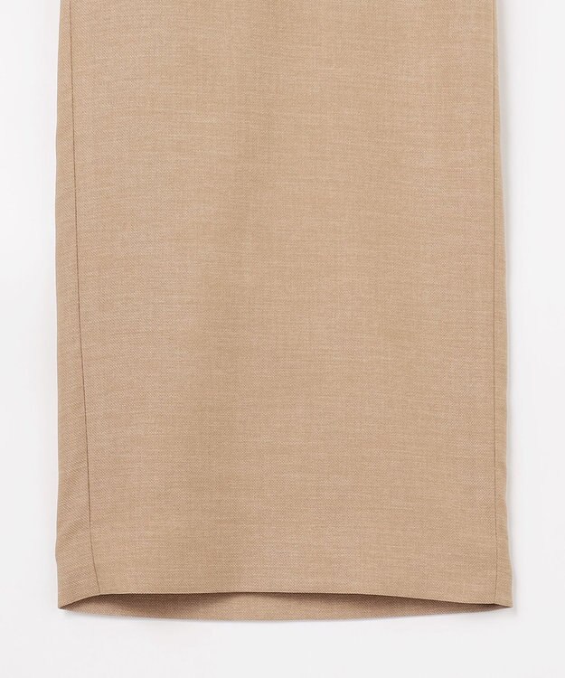 J.PRESS LADIES L FLAXASAオックス ワイド ストレート パンツ キャメル系