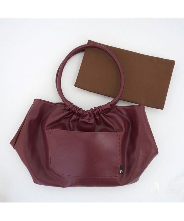 ROOTOTE 1251【合皮ギャザートート】LT.デリ.クランプリー-A 01：ビバマゼンタ