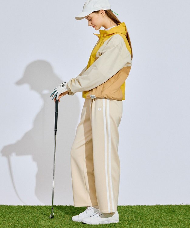 PW CIRCULUS 【WOMEN】イージーワイドパンツ ゴルフウェア レディース アイボリー系