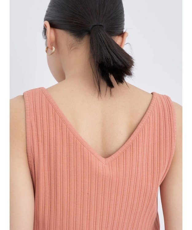 earth music&ecology ２ＷＡＹネックタンクトップ Pink Orange