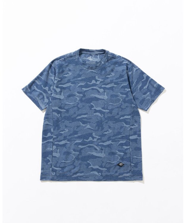 JOSEPH ABBOUD MOUNTAIN 【吸水速乾・男女兼用】カモフラジャガードTシャツ ブルー系7
