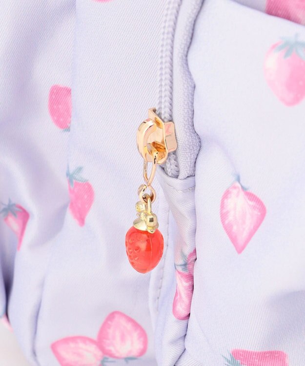 ANY KIDS 【Strawberry Collection】【10L容量】いちご総柄リュック ラベンダー