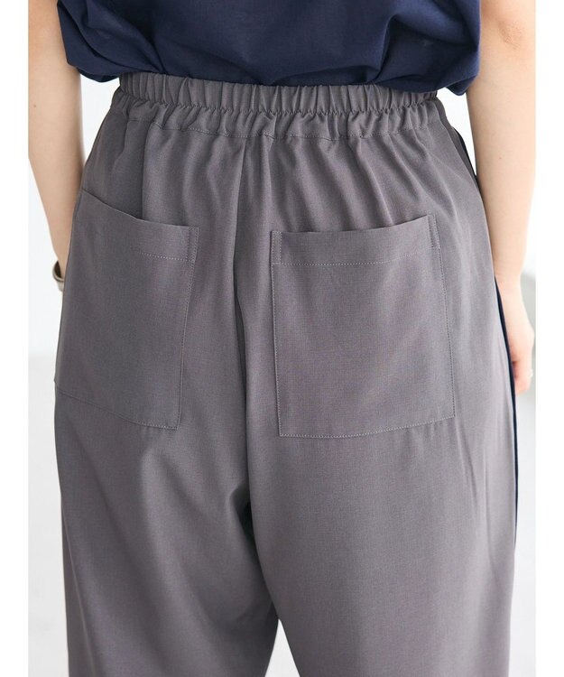 CRAFT STANDARD BOUTIQUE サイド配色パイピングパンツ Gray