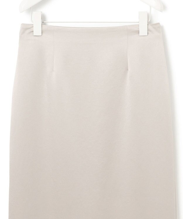 ICB 【洗える】 ヴィンテージサテン ナロースカート トープ系