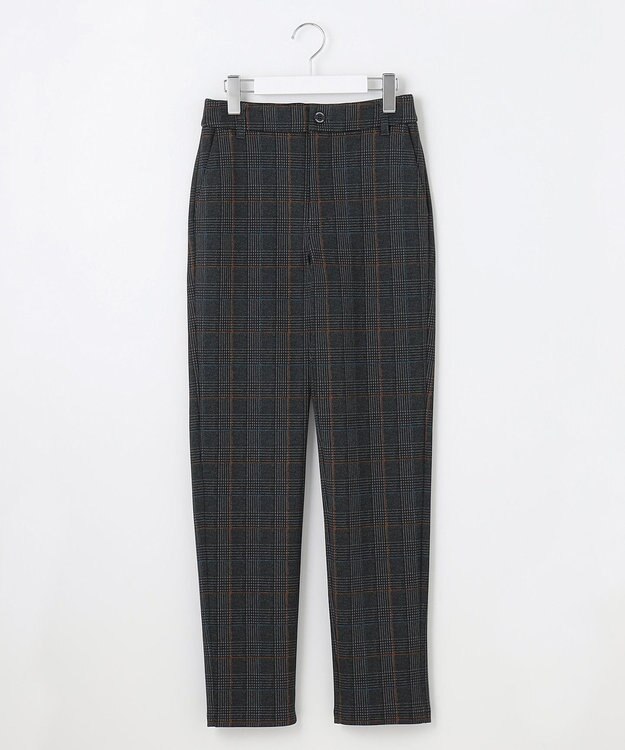 23区GOLF 【WOMEN】チェック柄裏起毛パンツ ネイビー系3