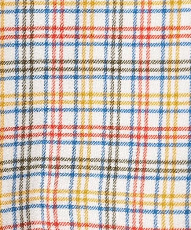 J.PRESS MEN テンセルミックスコットンネルシャツ / B.D. ホワイト系3