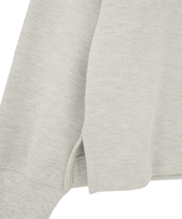 AMERICAN HOLIC Ｖネックスムース起毛プルオーバー Light Gray Mixture