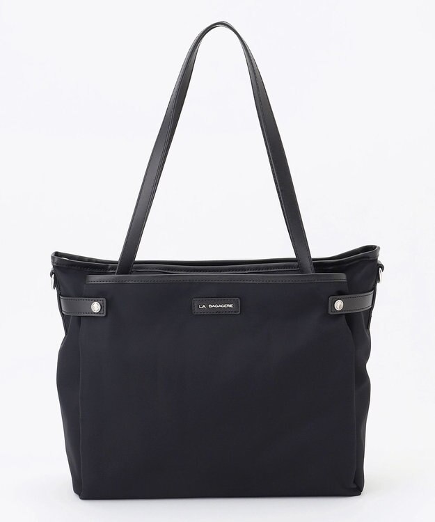 LA BAGAGERIE 【撥水ナイロン】ベーシックA4トート ブラック