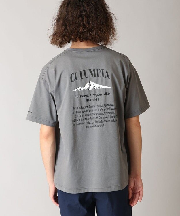 Columbia Columbia/ コールドベイダッシュショートスリーブTシャツ /コロンビア City Grey Back Print