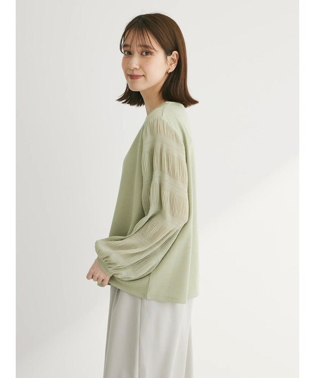 Green Parks マジョリカスリーブカットプルオーバー Mint