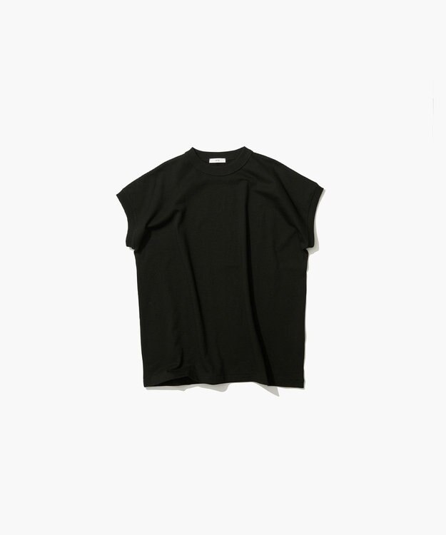 ATON 12/- AIR SPINNING | オーバーサイズプルオーバー BLACK