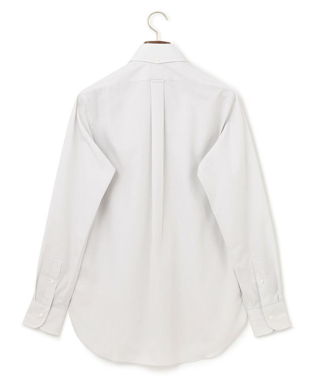 J.PRESS MEN 【PREMIUM PLEATS / 形態安定】エンドオンエンド シャツ / B.D. ライトグレー系