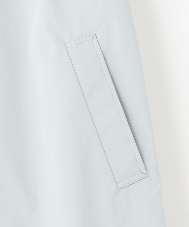 J.PRESS LADIES S 【洗える・撥水】ポリアーティローザ シングル トレンチコート フェードブルー系