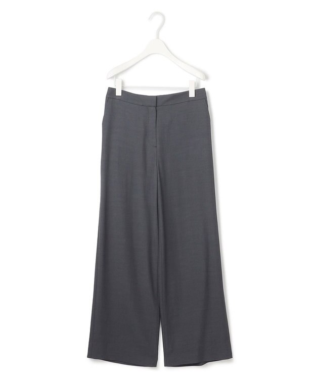 ICB L Vi/Ly/Liツイル ワイドストレートパンツ グレー系