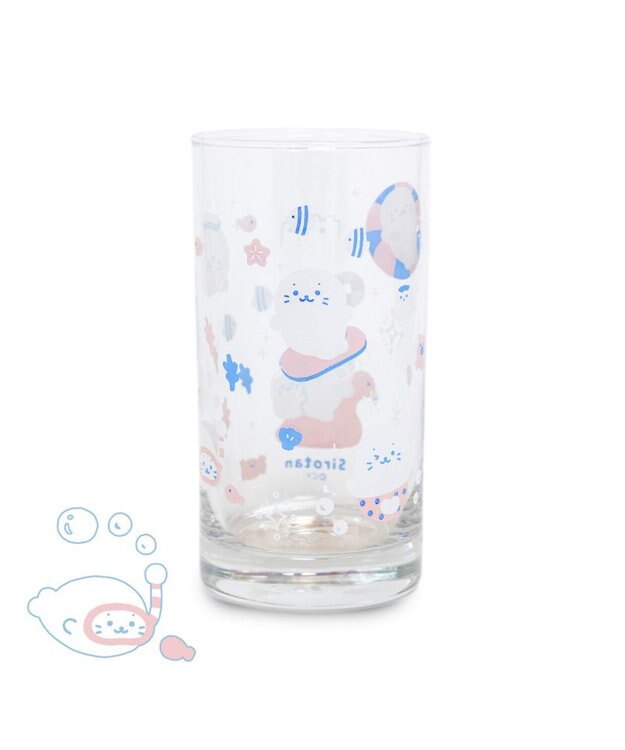 Mother garden しろたん グラス 6個セット 《海柄》 海柄