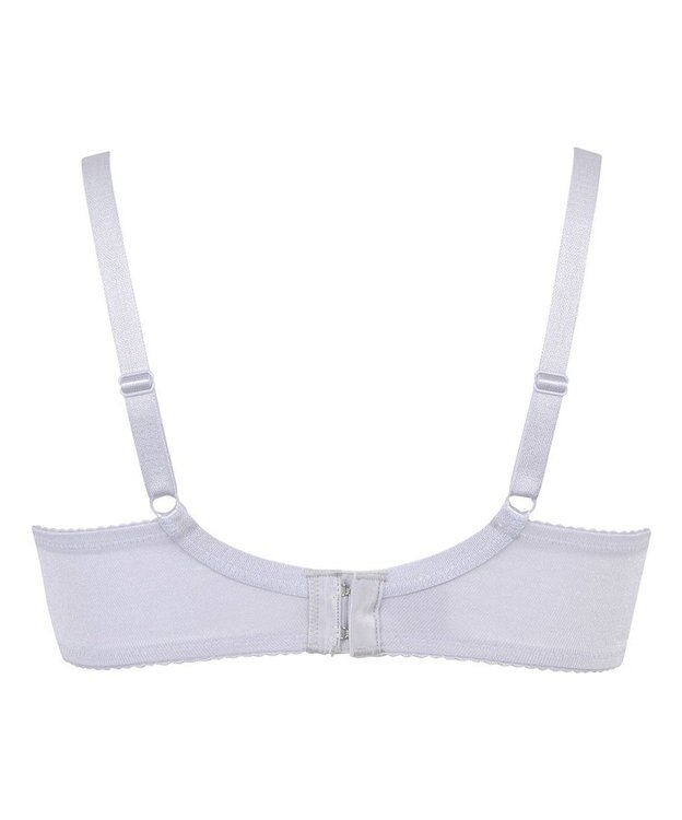 WACOAL ブラジャー フルカップブラ 上胸にフィット 外付けワイヤー ラクなつけごこち 綿混素材(バック) まるみのあるナチュラルシルエット 【EverChic】 レディース BRB284 /ワコール グレー