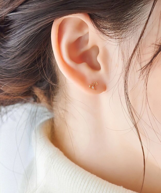 Phoebe 【K10】インフィニティビジューピアス ゴールド