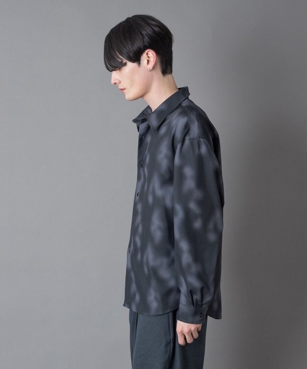 WEGO パターンルーズシャツ（LS） 柄1