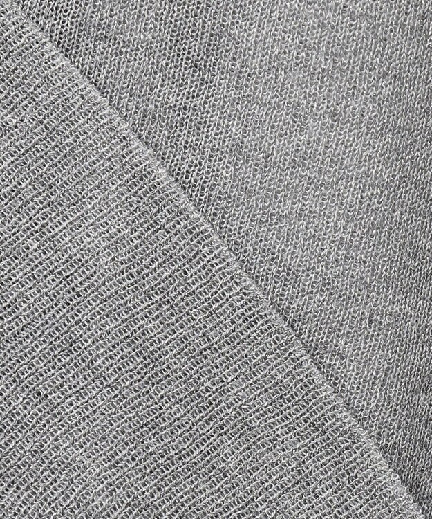 自由区 S 【アンサンブル対応・洗える】ラメシアー カーディガン シルバー×グレー