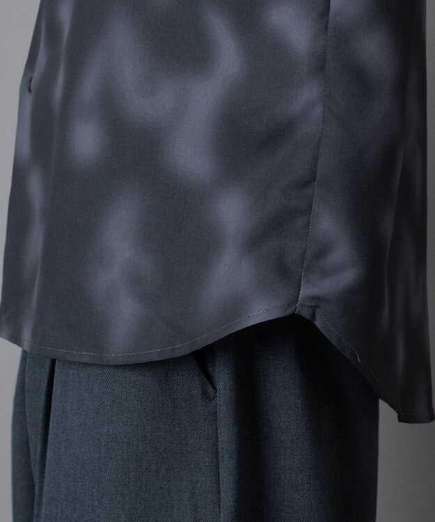 WEGO パターンルーズシャツ（LS） 柄1