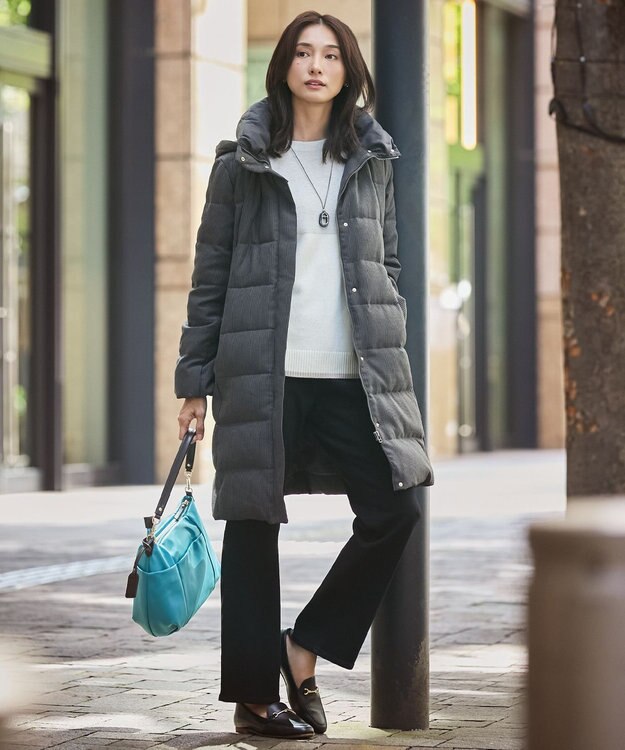 J.PRESS LADIES マーブルノーズ ネックレス ブラウン系