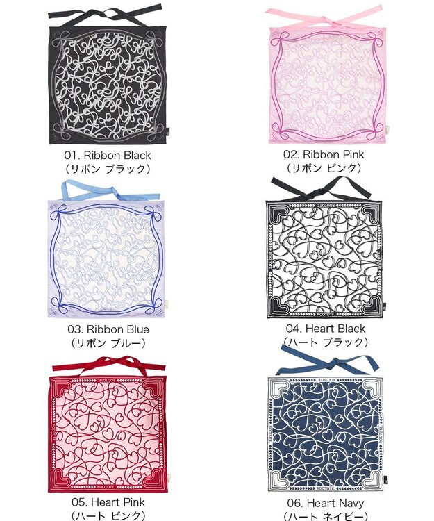 ROOTOTE 3655【ルートート】LT.タブロー50.ガーリー-A 01：リボン ブラック